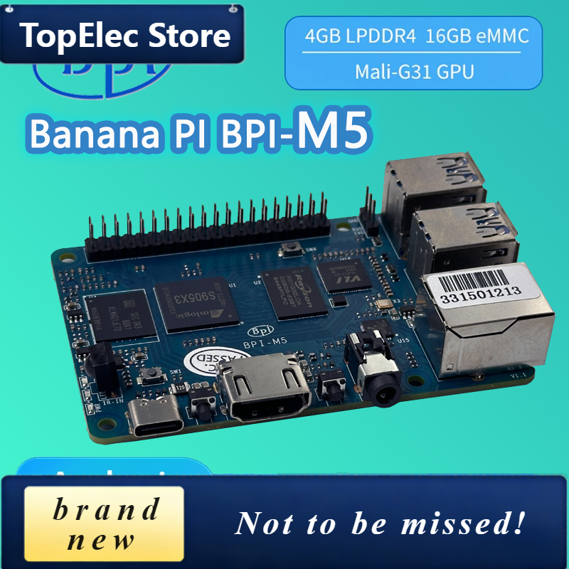 TopElec Banana PI BPI-M5 4GB L - Banana Pi Bpi-M5 recension och pris